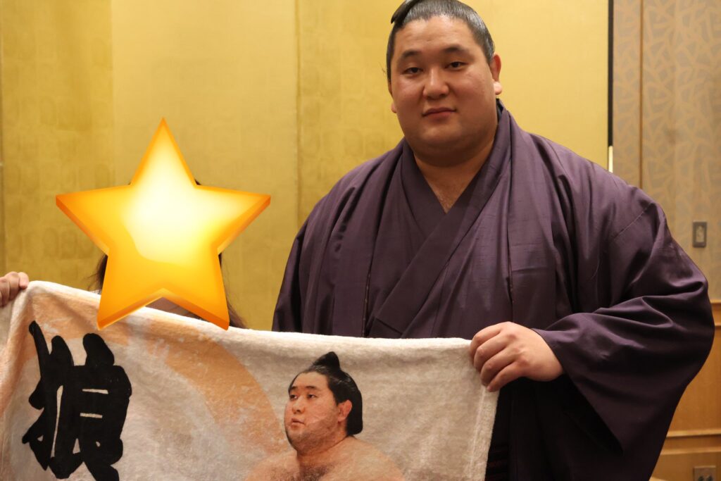 二子山部屋の狼雅の両親や高校は？今の付き人や応援グッズとタオルも紹介